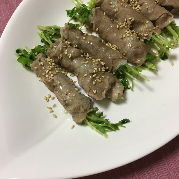 豆苗の豚肉巻き レシピ 作り方 By Nikumankun 楽天レシピ 豆苗の豚肉巻き レシピ 作り方 By Nikumankun 楽天レシピ